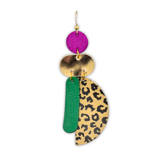 Savanna Halfmoon - Bold Safari Earring